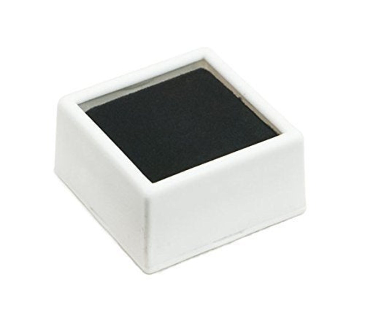Black Square Glass Top with 2-Sided Foam Insert Gemstones Jewelry Display